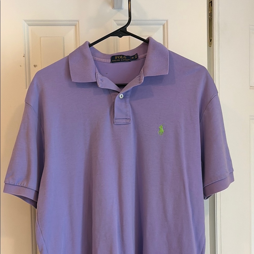 Polo by Ralph Lauren Men's Lavender Polo Shirt